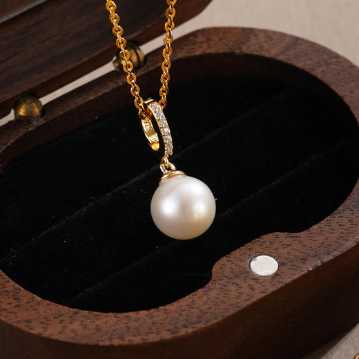 子佩集【光启时刻】银S925珍珠惜王妃吊坠【K2352】双色吊环(不含链)2602 商品图0