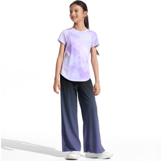 moodytiger女童Air Supply渐变阔腿裤透气百搭时尚62211301 商品图4