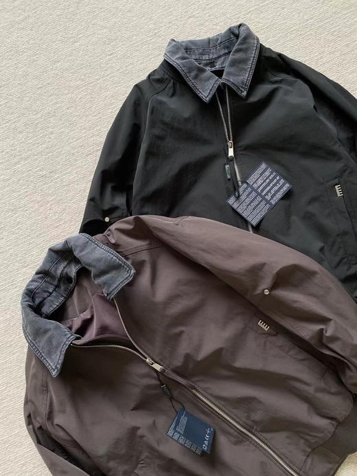 F033137春夏季新款男士舒适耐穿一衣两穿可拆卸翻领棒球领夹克外套 商品图1