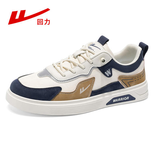 回力男鞋2026春季新款运动鞋轻便弹力软底休闲鞋防泼水皮面板鞋子WXY(S)-5427N 商品图3