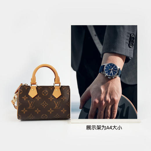 【闲置未使用】LV路易威登M81085老花可调节肩带speedy nano单肩斜挎包女士300326AK20 商品图9