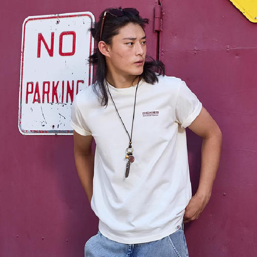 Dickies短袖t恤男美式复古简约字母印花圆领打底衫上衣男装 DK0A881U 商品图5