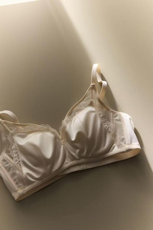 猫太推荐----法式蕾丝缎面兔耳蚕丝杯 大胸显小显瘦内衣！ 商品图4