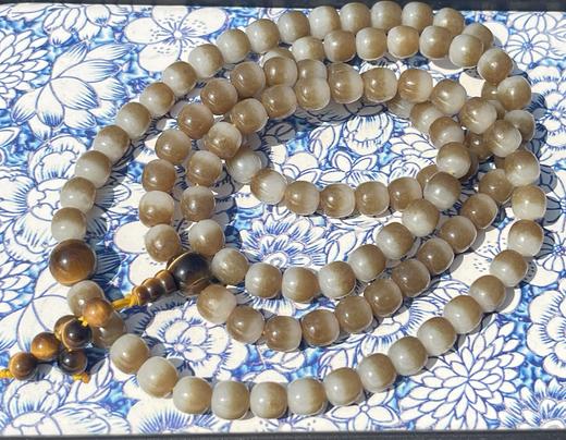 【孤品秒杀】新疆且末料聚宝盆108珠  为了延长使用寿命 建议定期更换配绳 商品图0