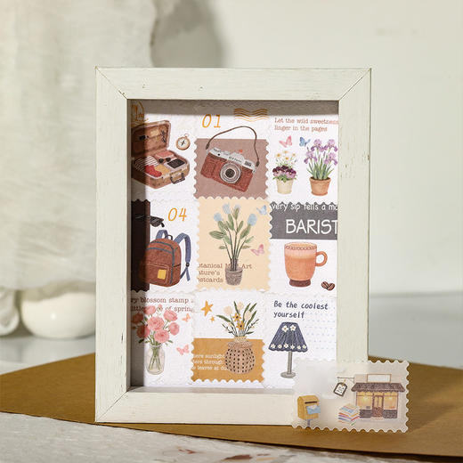 番茄酱少女她的周末漫游系列邮票贴纸包 商品图2