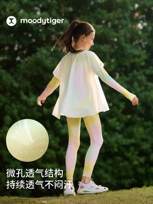 新款仙女长短袖T女童T恤夏户外长袖防晒儿童运动衣52210117 商品图2