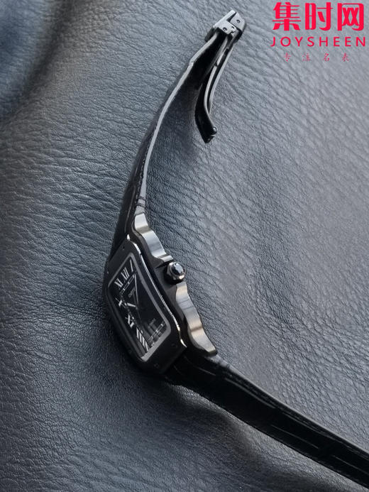 GF卡地亚山度士系列 山度士大号 黑武士 男士腕表 绝对是绕不开的经典 表径39.8mm 商品图7