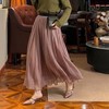 夏日序曲~柔光丝滑100%桑蚕丝松紧腰半身裙女高腰真丝长裙 商品缩略图2