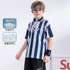 【MQD】童装男女大童夏新款儿童条纹轻薄透气POLO衫宽松舒适短袖T恤 商品缩略图2