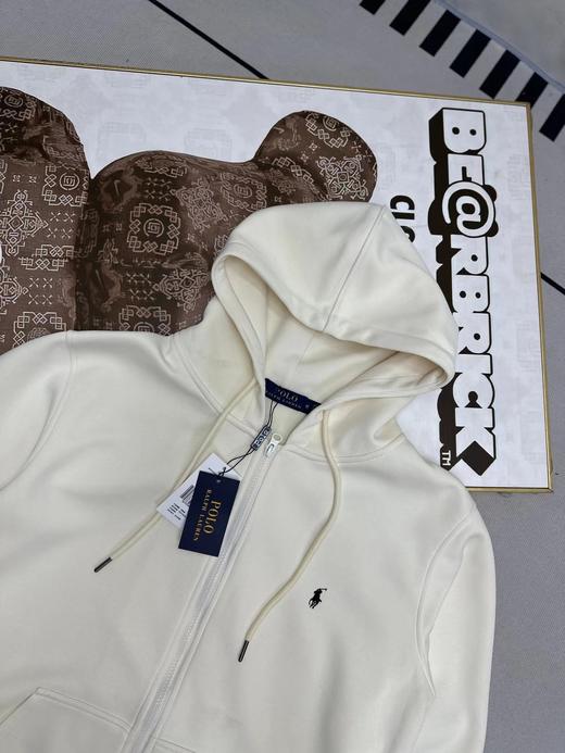 F0331135运动宽松休闲纯色刺绣拉链开衫外套连帽卫衣 商品图5