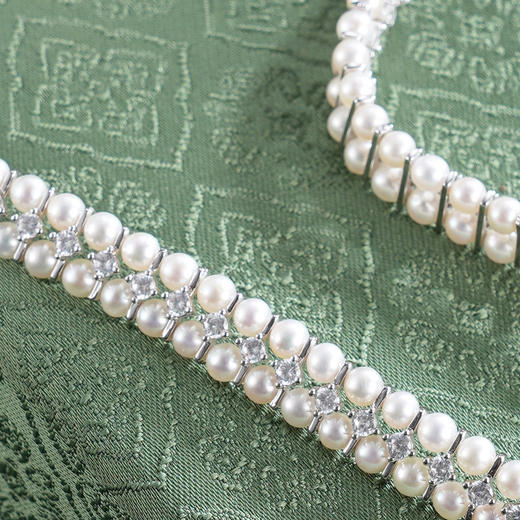 子佩集【一生所爱】珍珠惜王妃项链【QJXL001】双排2602 商品图2
