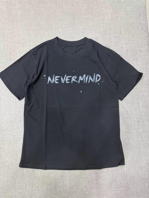 F033169春夏新品棉质雪花纹理美式印花宽松做旧水洗圆领短袖T恤 商品图10