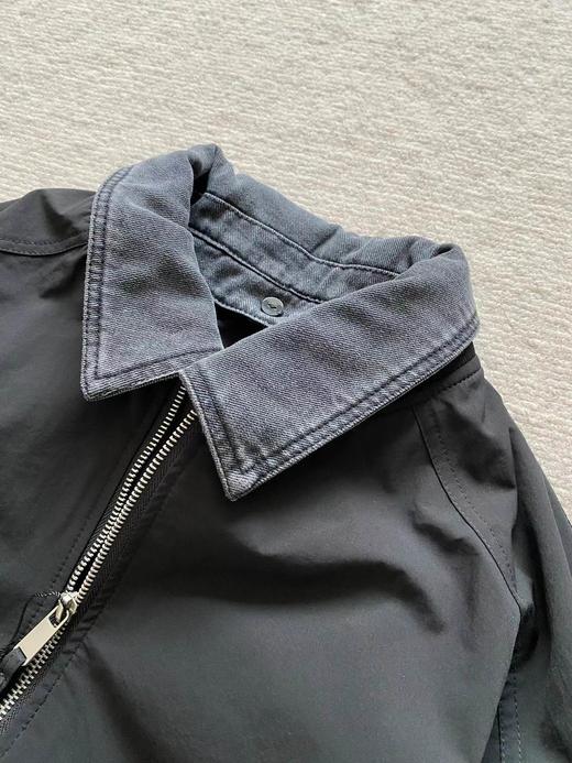 F033137春夏季新款男士舒适耐穿一衣两穿可拆卸翻领棒球领夹克外套 商品图8