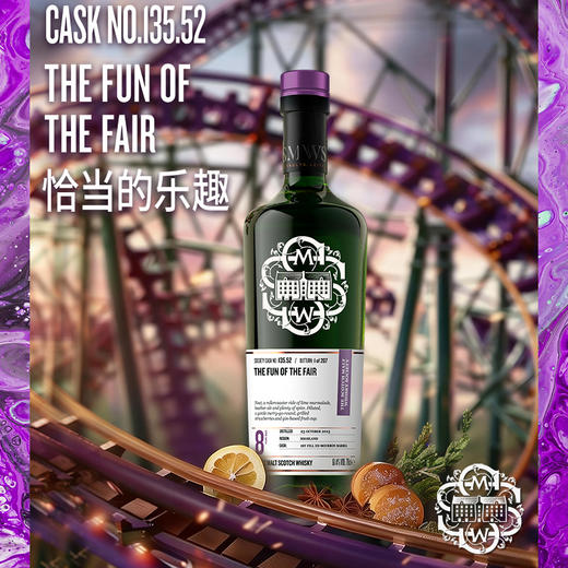 【SMWS】  135.52  恰当的乐趣 8年 单一麦芽 威士忌 进口 洋酒 商品图1