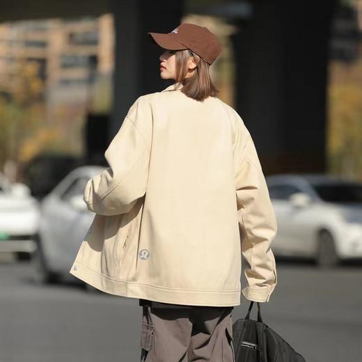 F033196春季新款舒适休闲亲肤舒适老干部风翻领夹克外套 商品图7