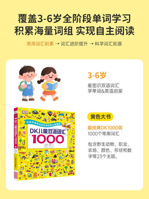 DK儿童双语进阶词汇1000点读版 商品图4