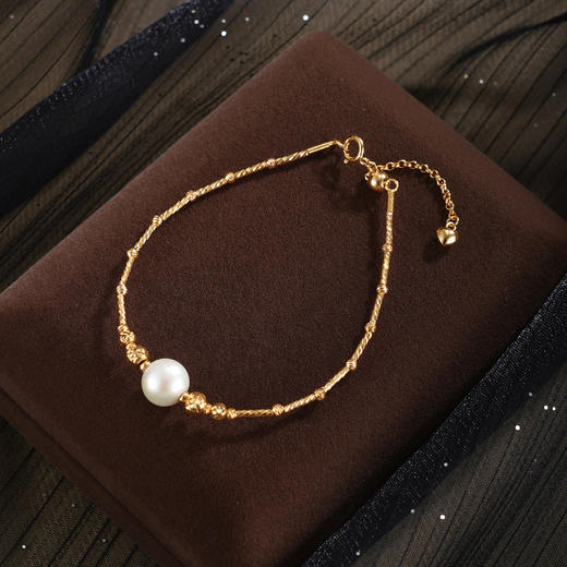 子佩集【静守时光】银S925珍珠惜王妃手链【CK7448】双色单珠2602 商品图1