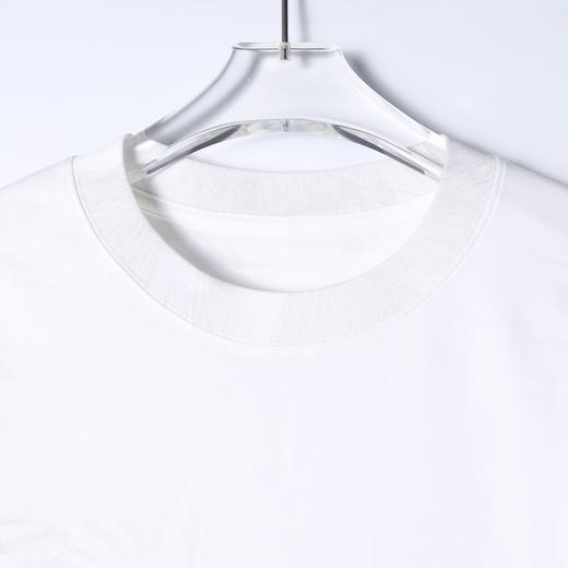 SDSA男装2026新款高贵轻奢渐变虎纹暗纹提花宽松短袖T恤百搭时尚 商品图1