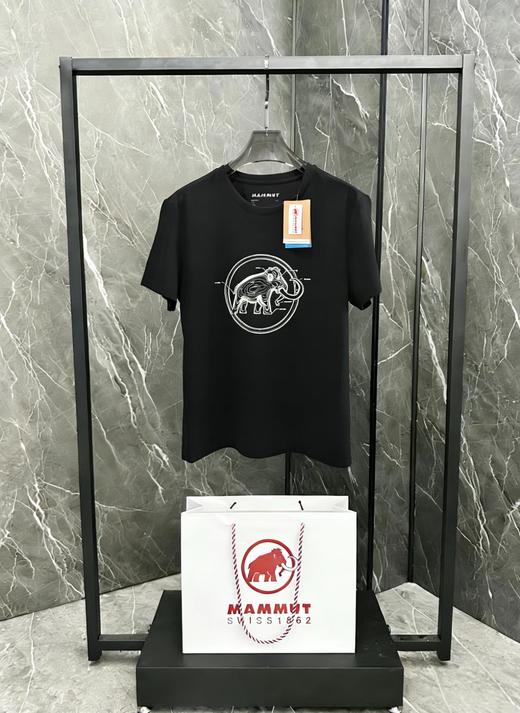 F033147春夏季新款时尚百搭地形等高线设计图案印花户外短袖T恤 商品图2