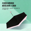 【可以放口袋里的遮阳伞】五折全遮光防晒胶囊伞 UPF50+ 阻隔99.5%的紫外线 黑胶隔热防晒 收缩仅手掌大小 收纳方便 赠胶囊盒 商品缩略图2
