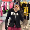 NC连帽印字母拉链小衫51220（黑）春季961010280321 商品缩略图0