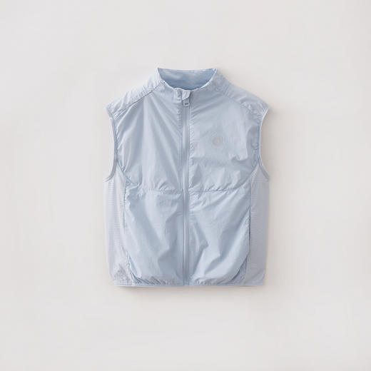 马克珍妮轻盈透气男童连帽运动马甲2026年夏装新款560551 商品图1