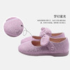 【云优选】little winkaa童鞋2026新款女蝴蝶结爆裂纹软底平底百搭舒适舞蹈鞋 商品缩略图1