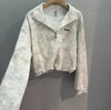 NC翻领假两件抽摆卫衣60110（白）春季261020060321 商品缩略图0