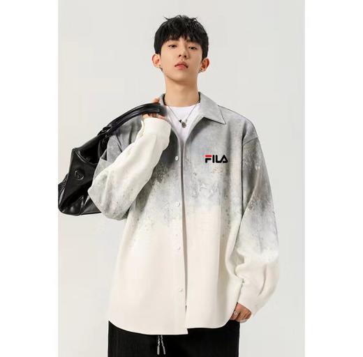 F033197春季新款情侣款简约休闲百搭运动长袖衬衫夹克外套 商品图6