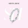 ShiningHouse[培育] 18k金钻石戒指 排钻戒指人工真钻人造钻石K金戒指设计感简约钻石戒指悦己送礼臻选【此商品不支持7天无理由退货退款】预计3日发货 商品缩略图0