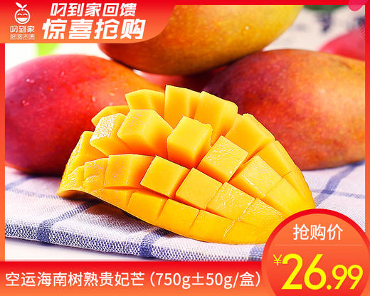 空运海南树熟贵妃芒（750g±50g/盒） 商品图0