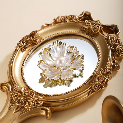 子佩集【风华永驻】珍珠惜王妃胸针【XXXZ069】牡丹镀金2602 商品图1