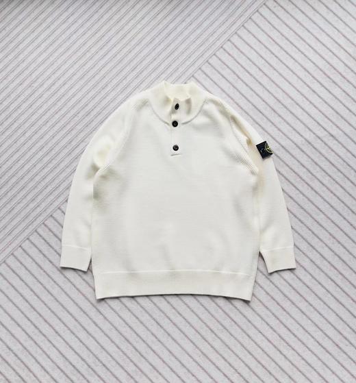 F0331119棉毛混纺半纽扣高领柔软舒适亲肤针织套头毛衣 商品图13