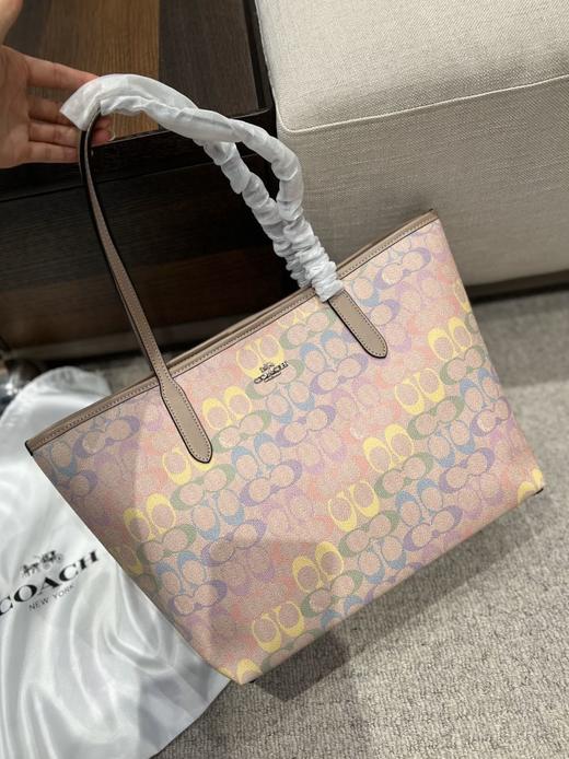 专柜限定彩虹系列！！CO@CH蔻家马年新款City33彩虹托特包，美到爆炸 商品图1