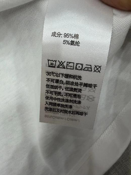 F033172春夏新款时尚简约休闲百搭基础款棉质正肩圆领T恤 商品图14