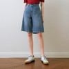 【商场同款】诗凡黎复古高阶牛仔裤2025夏新款五分裤女3G4250691 商品缩略图0
