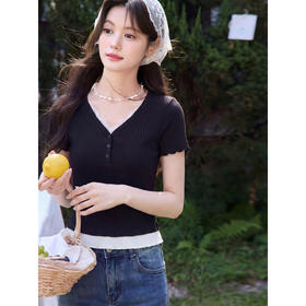 鹿向南【0402/20:00新品前1小时7折限量100件】黑色T恤