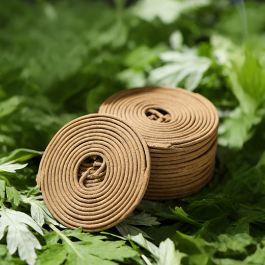 【超值2盒装 送莲花插1个】非遗里的中国 默燃無蚊线香 天然艾草香 120片/盒*2盒 商品图4