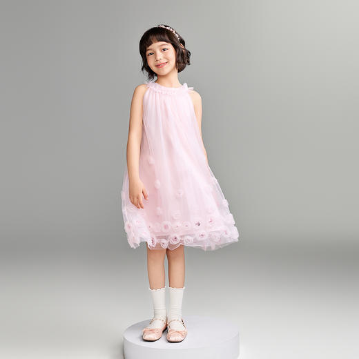 【实体店同款】女童礼裙夏季新款安奈儿童装AG623199 商品图3