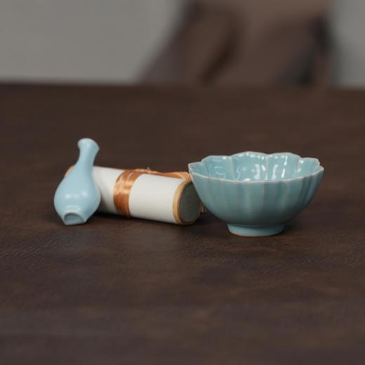 非遗汝瓷汝山明 汝瓷茶杯&冰箱贴礼盒系列 商品图9