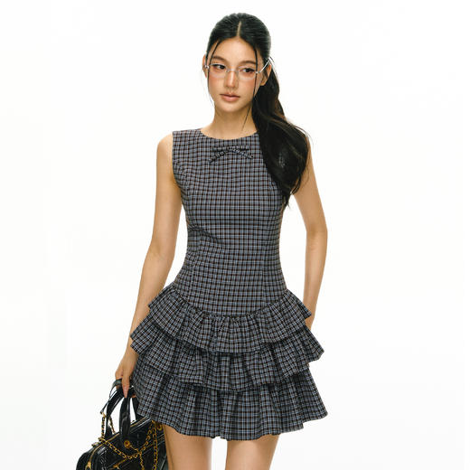 Ariseism 3月23日 19点50分 新品上新 格纹staycation连衣裙 商品图3