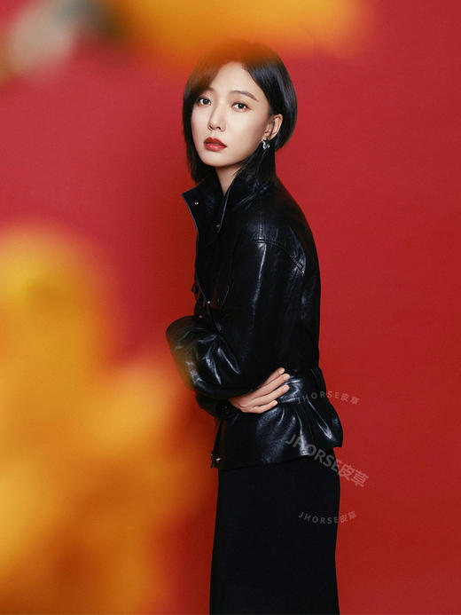 宋佳同款真皮皮衣腰带收腰绵羊皮夹克外套 商品图4