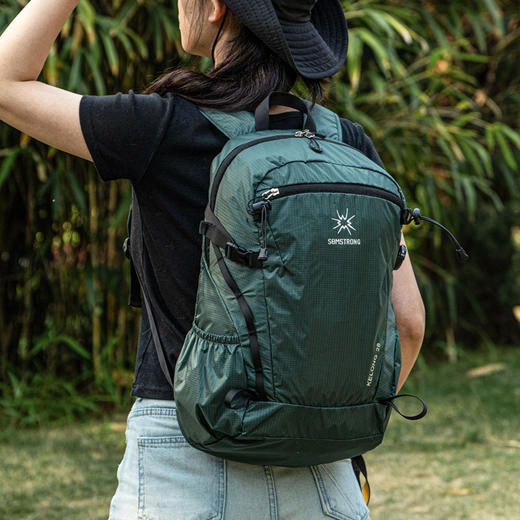 杉木山装超轻双肩包男折叠包女背包旅行户外冲顶收纳多功能  KELONG 28 商品图4