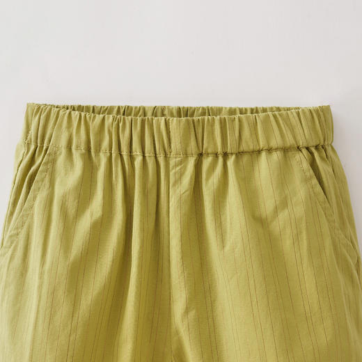 马克珍妮复古条纹女童休闲纯棉长裤2026年夏装新款560981 商品图4