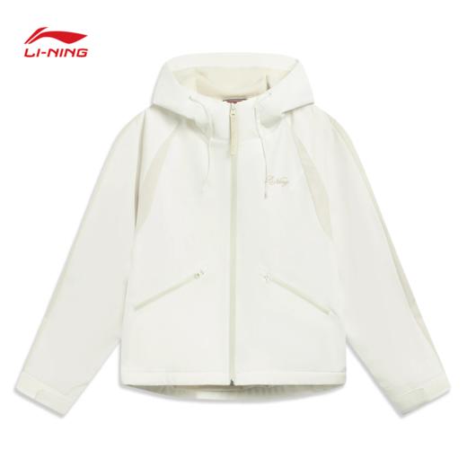 李宁外套女士运动潮流系列连帽休闲秋冬梭织运动服AFDW426 商品图2