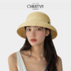 【2026新品】Christys'百年皇室品牌 3mm天然细麦杆钟形草帽本色 商品缩略图1