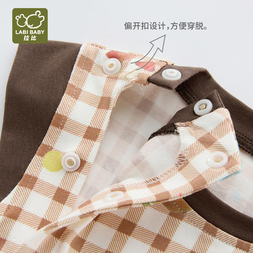 拉比童衣夏拉比熊偏开连体衣j6LZBC103401 商品图2