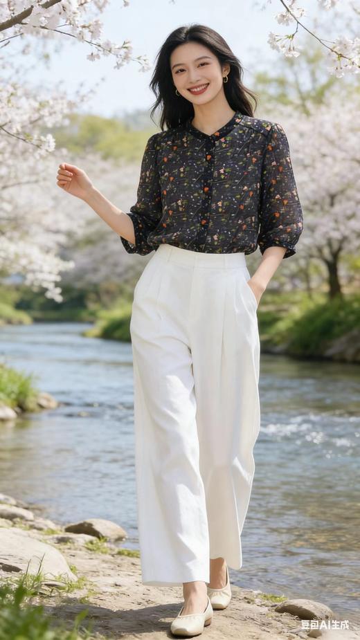 641506时尚气质碎花小衫 商品图10