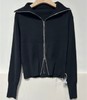SNC大翻领双头拉链针织开衫51217春季251354021404 商品缩略图0