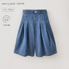 马克珍妮复古软牛仔女童七分A版裙裤2026年夏装新款560655 商品缩略图0